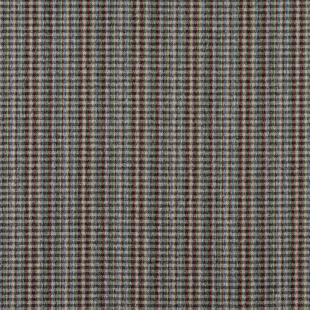 Burgundy Blue Green Beige Plaid Country Tweed Upholstery Fabric By The
