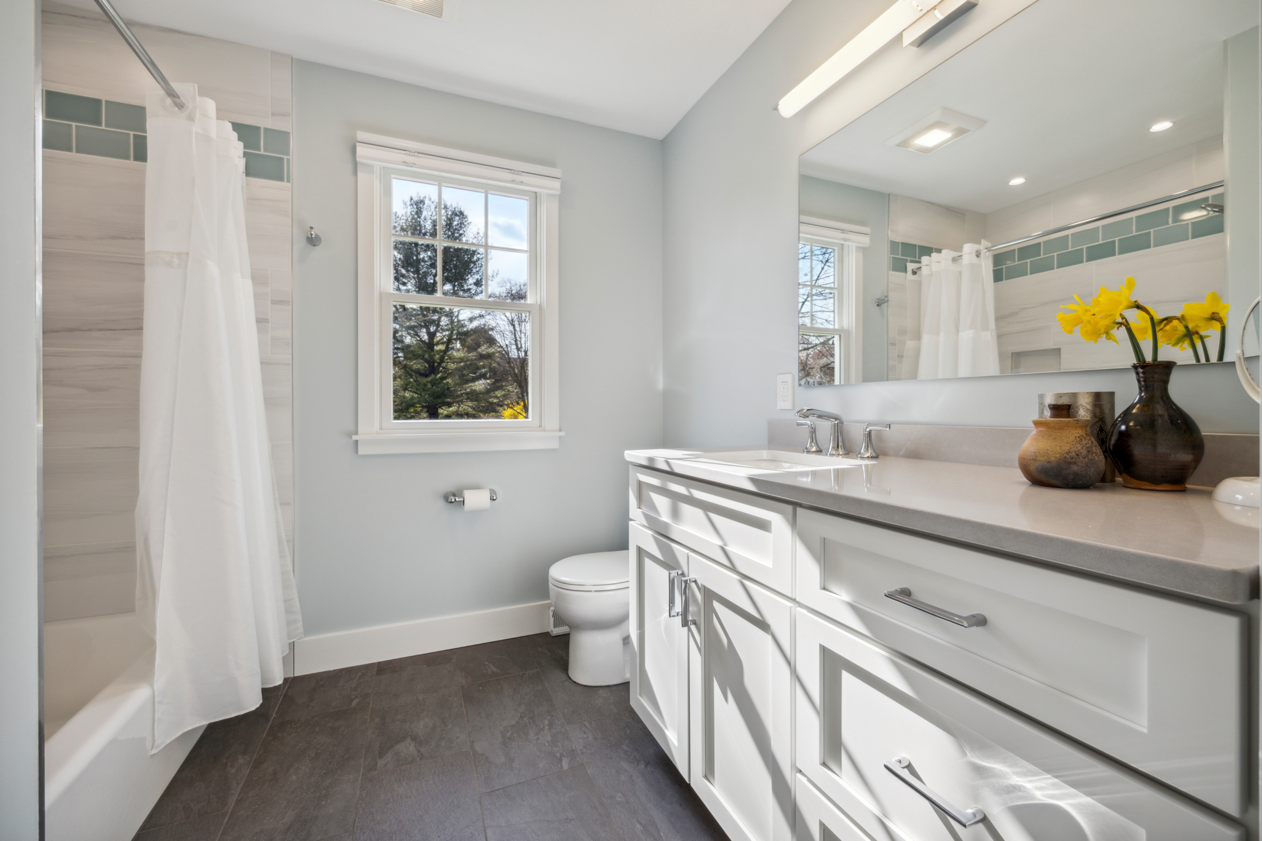 Fresh and Clean Hall Bath