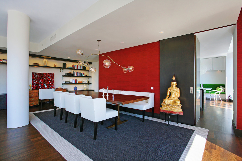 Interiors Contemporary Dining Room Tampa by Laura Dante