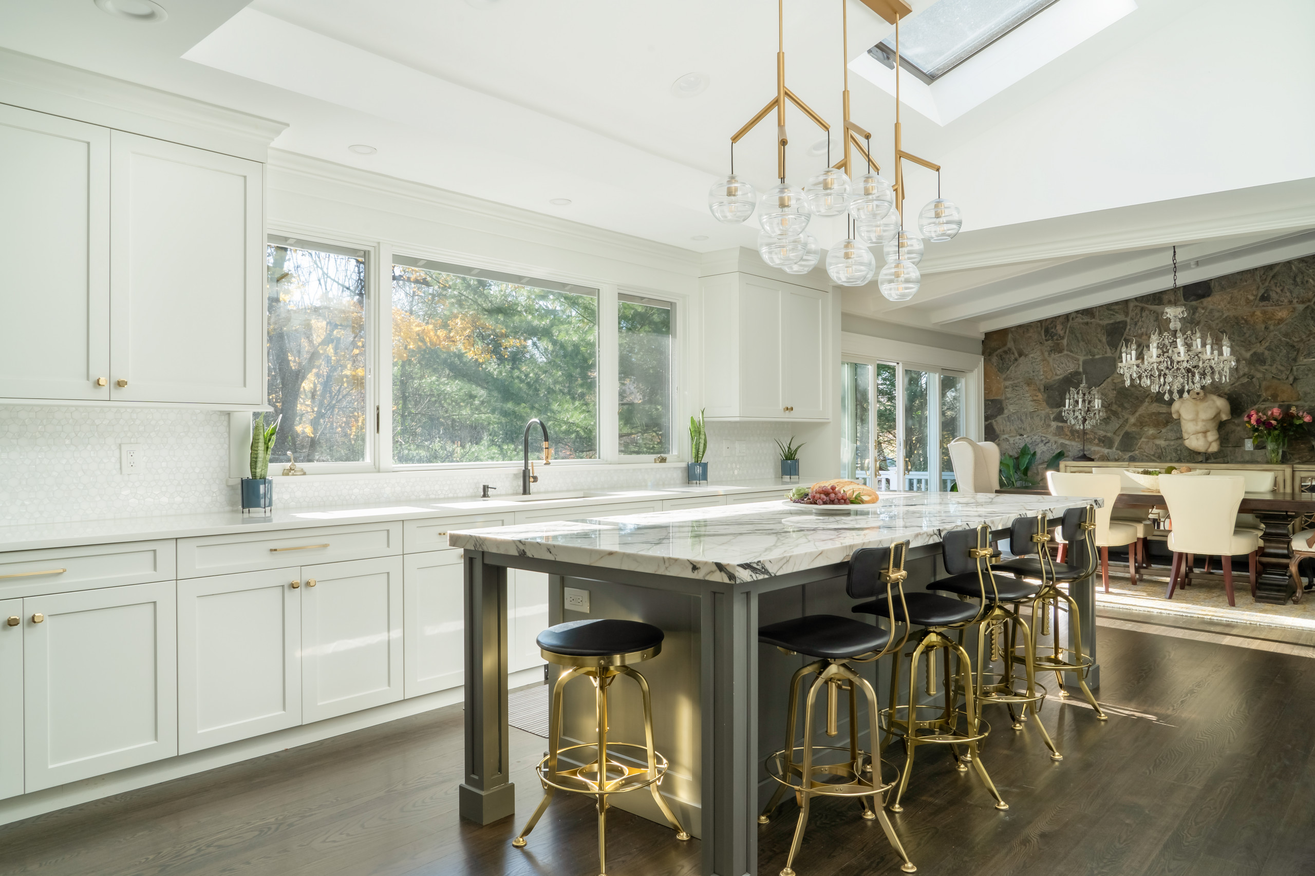 Bright White Kitchen