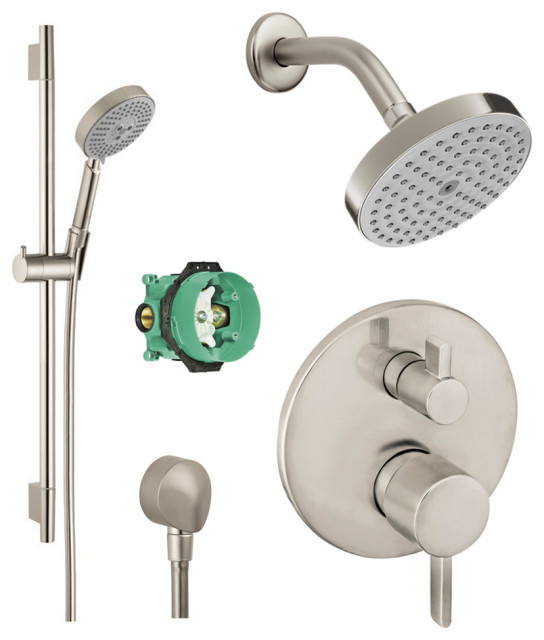 Hansgrohe Raindance S 150 Showerhead Kit Contemporary Showerheads