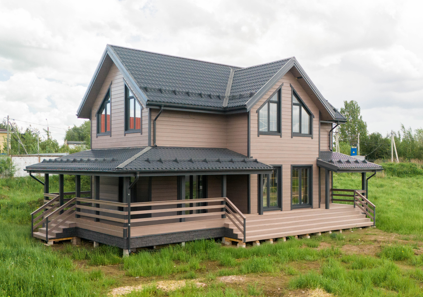 Строительство дома по Каркасной технологии в поселке Низино Ленинградской област