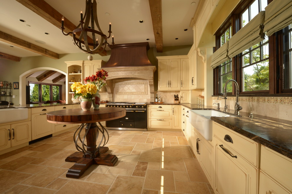 Inspiration for a rustic kitchen remodel in Baltimore