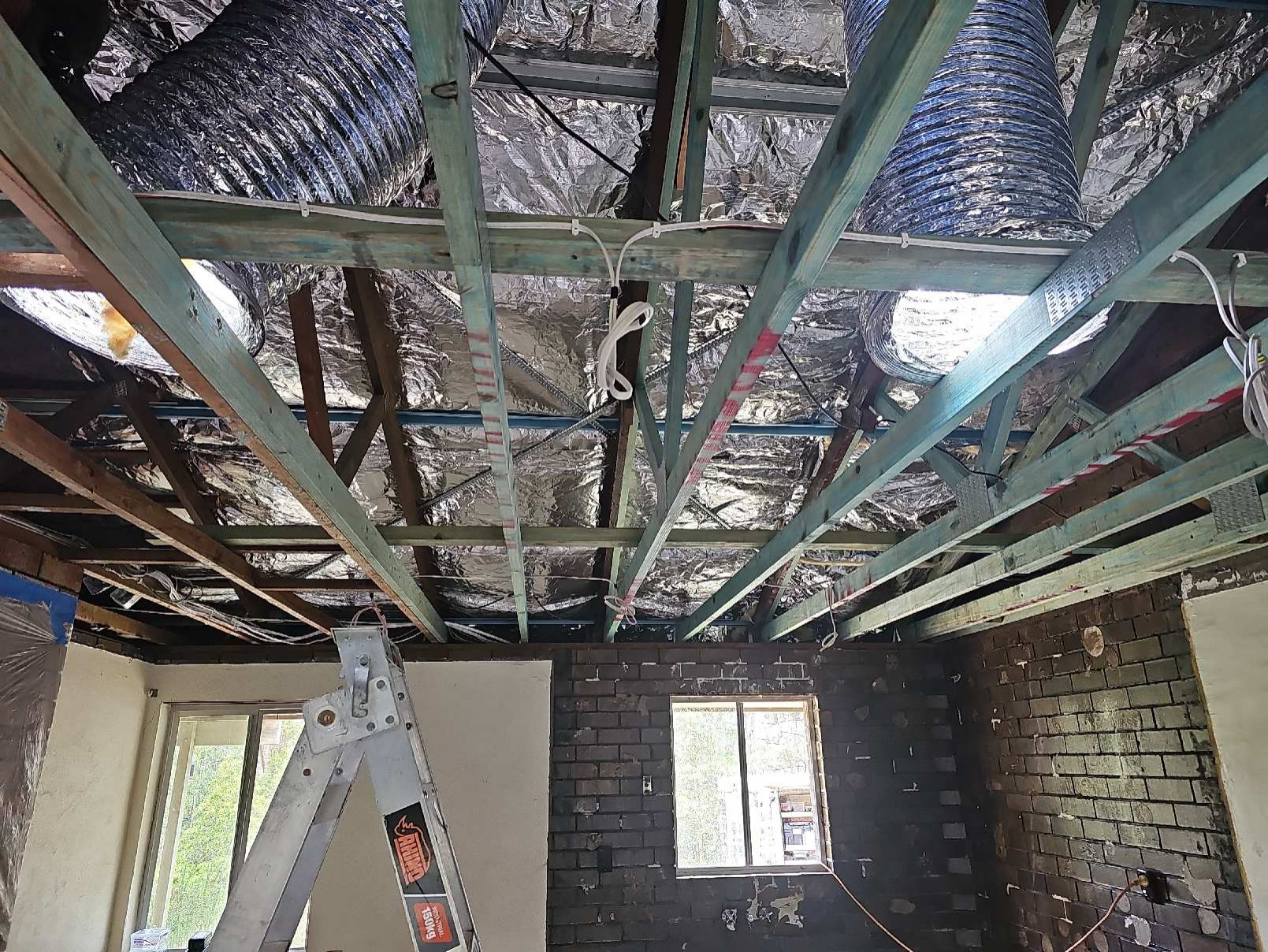 Termite damaged trusses