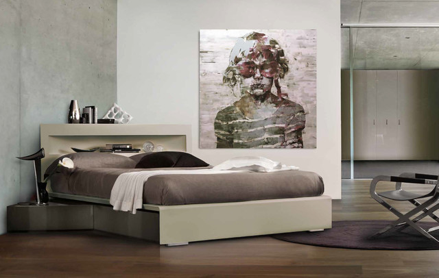 Corner Bed modern-bedroom