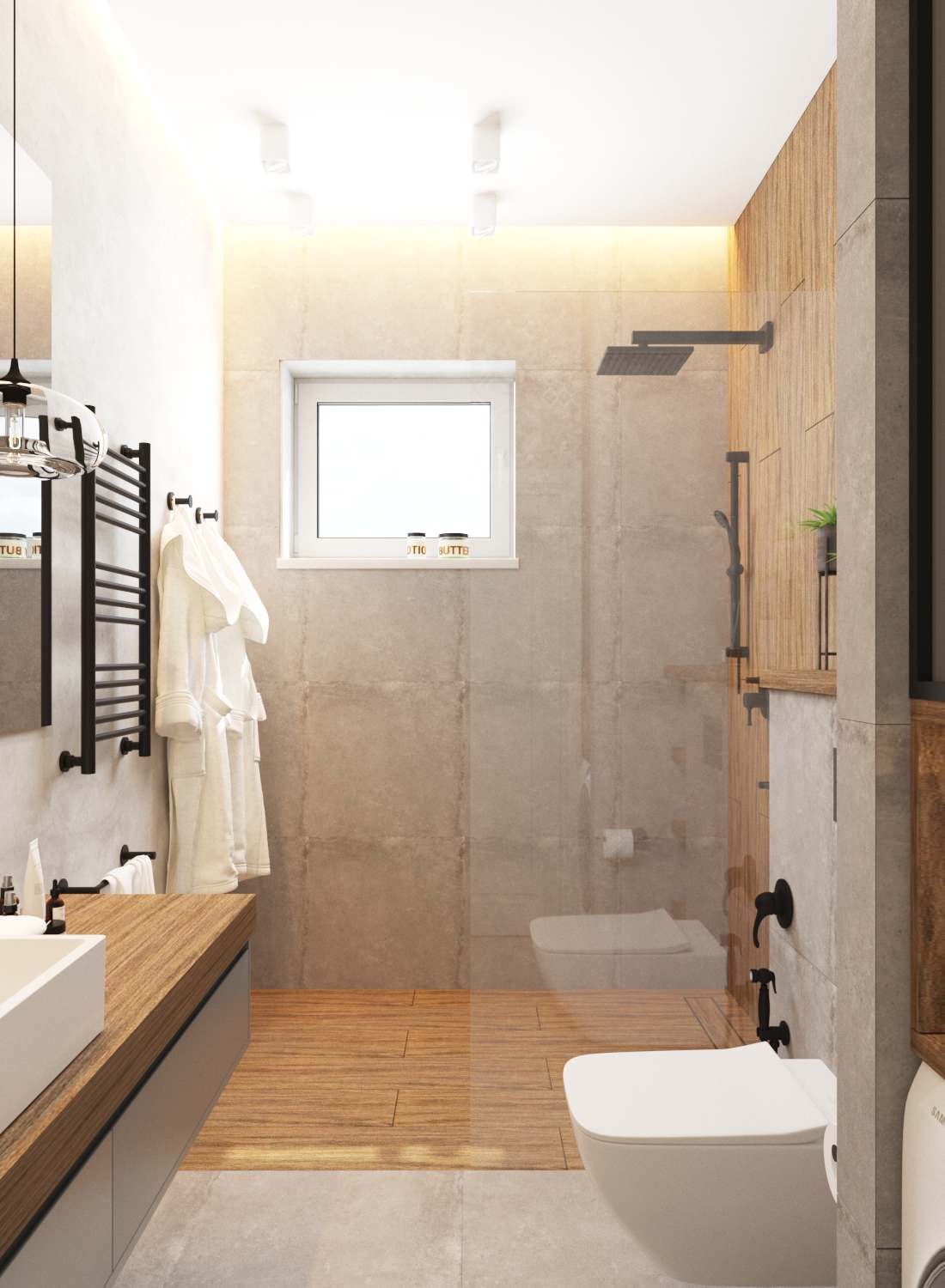 Ванная комната в частном жилом доме в Калининградской обл.