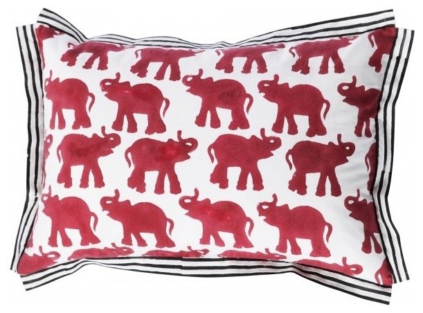 Elephant Pillow, Indigo