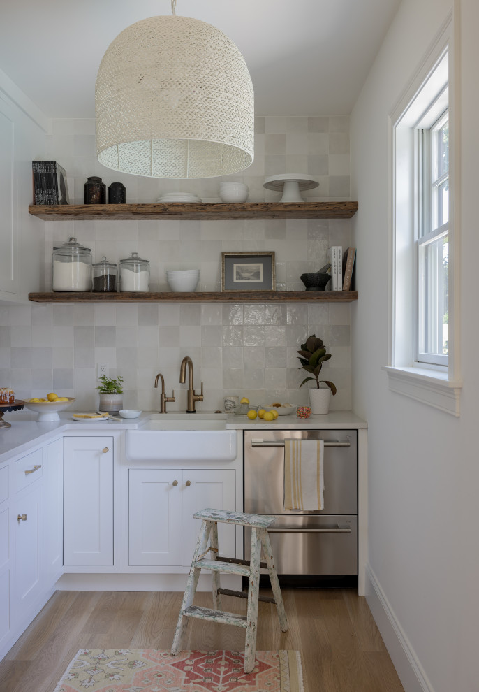 Transitional kitchen photo in Providence