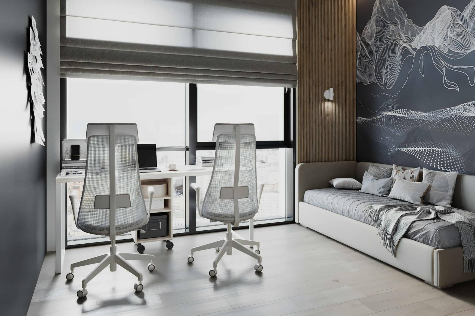 Дизайн и ремонт квартиры в ЖК «Фили Сити» — Кусочек Скандинавии