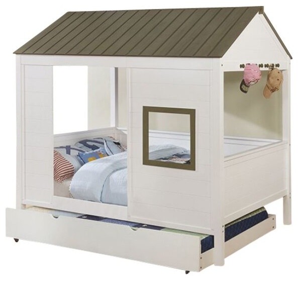 kids twin trundle bed