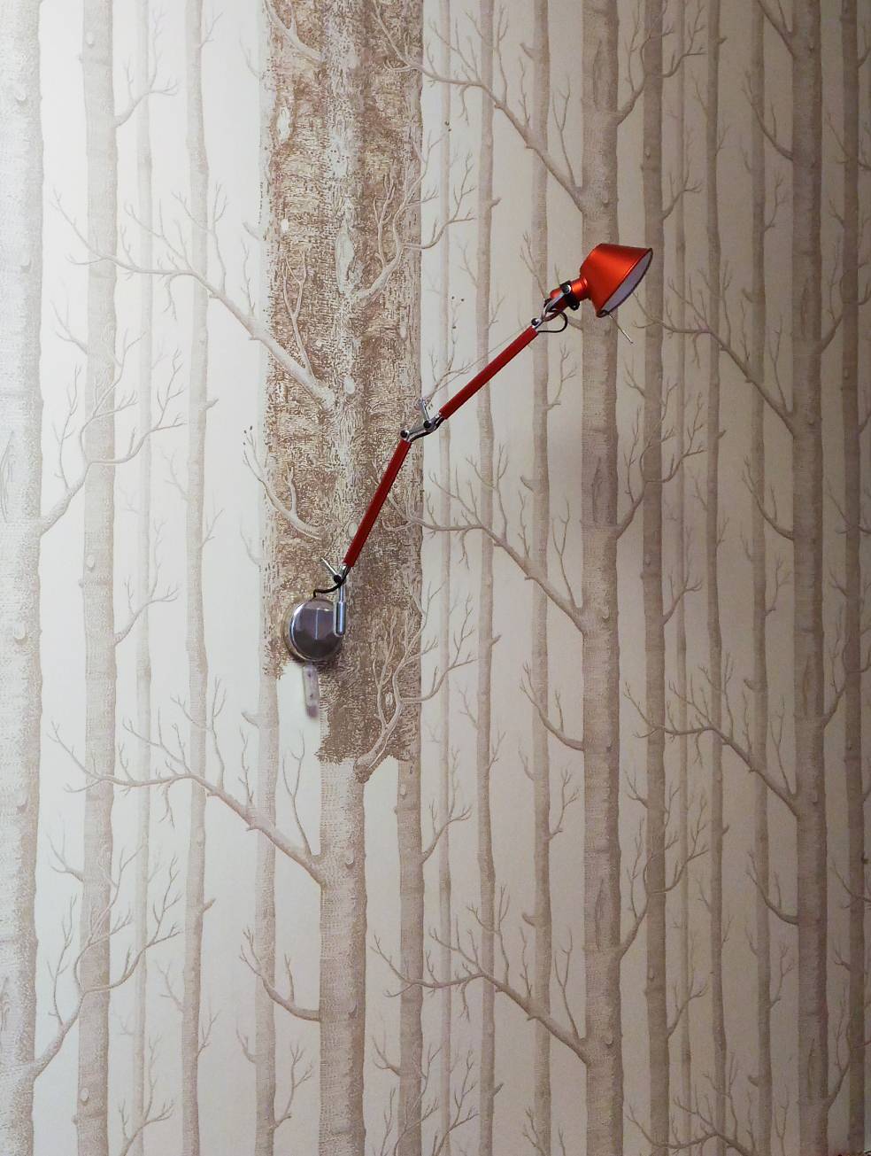 Роспись по бумажным обоям