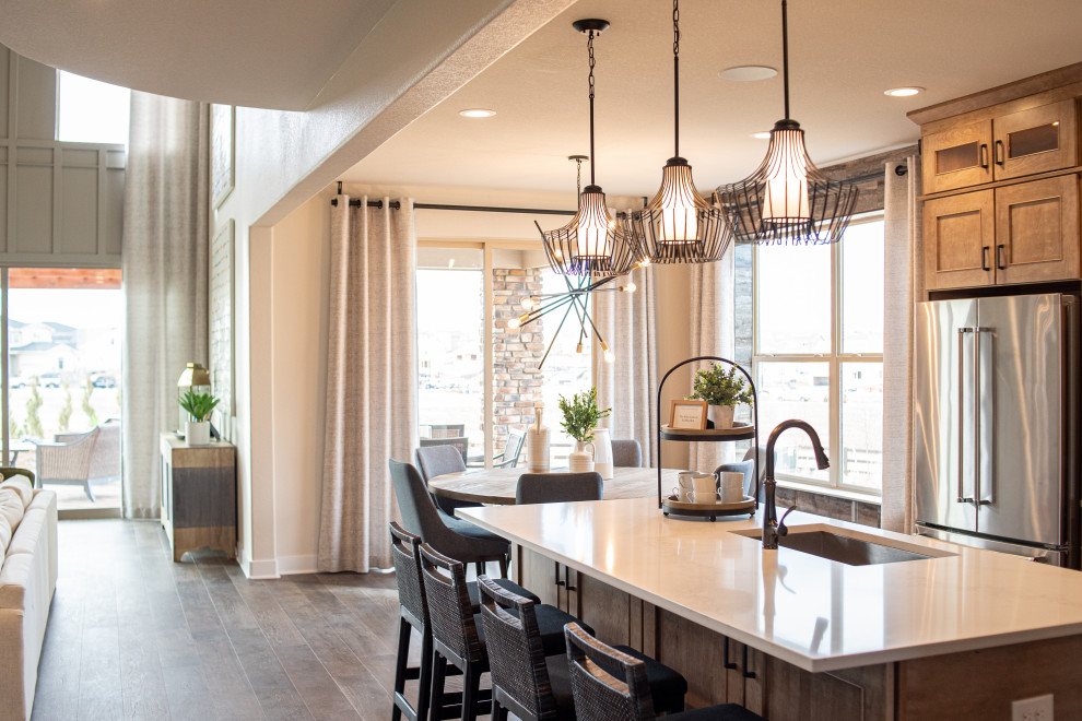 Home design - rustic home design idea in Denver