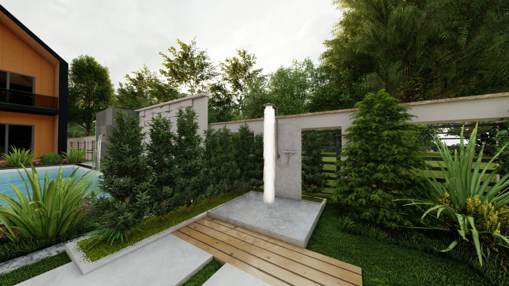 Long Row, Tibenham Garden Design (CGI)