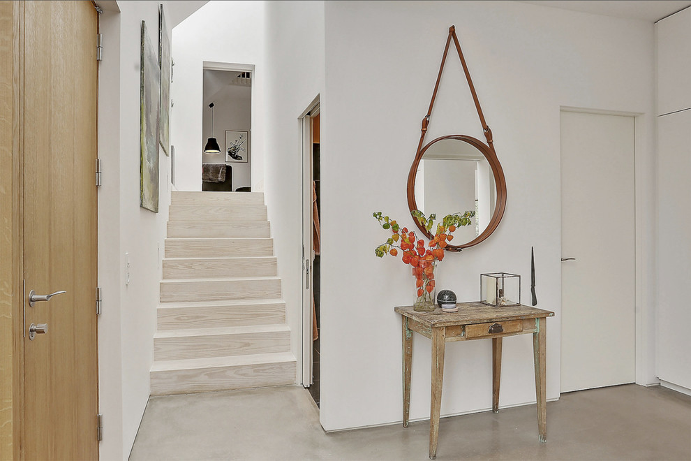 This is an example of a scandinavian entryway in Other.