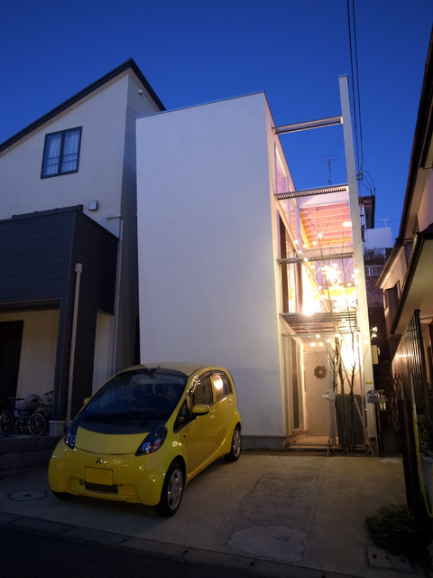 クマハウス contemporain-facade