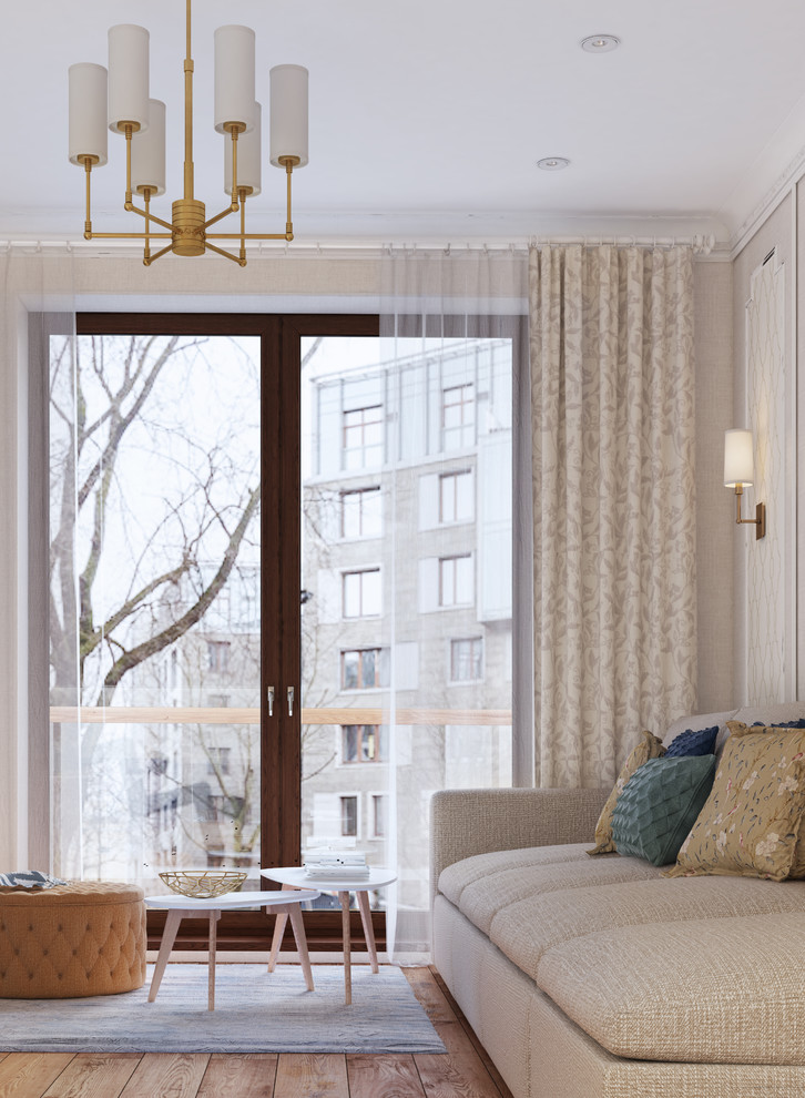 Уютная квартира в светлых тонах