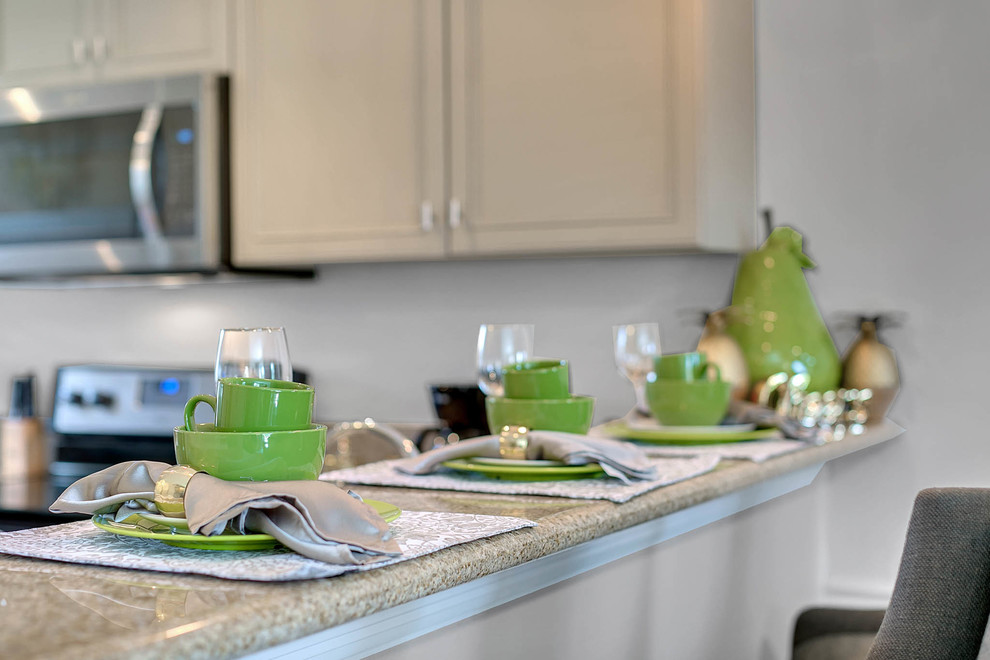 Inspiration for a transitional kitchen remodel in Tampa