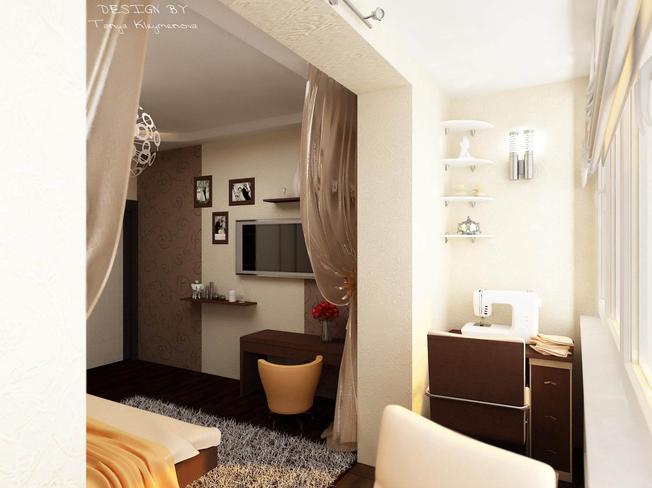 Теплый интерьер для теплых людей