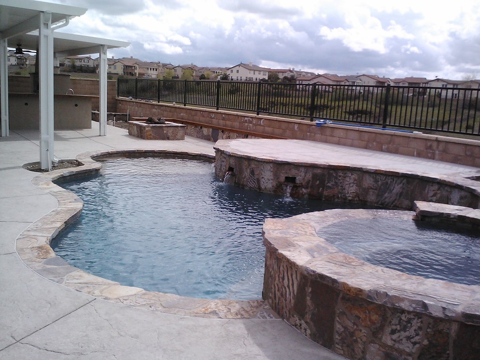 Complete backyard design and build. Rocklin, CA