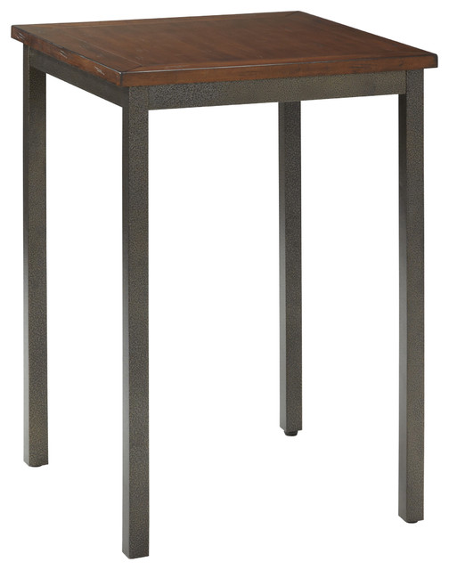 Home Styles Cabin Creek Bistro Table In Multi Step Chestnut