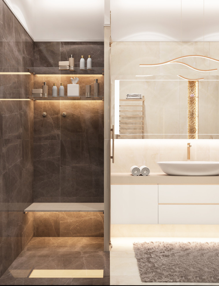 Дизайн-проект 4 комнатной квартиры в Анапе