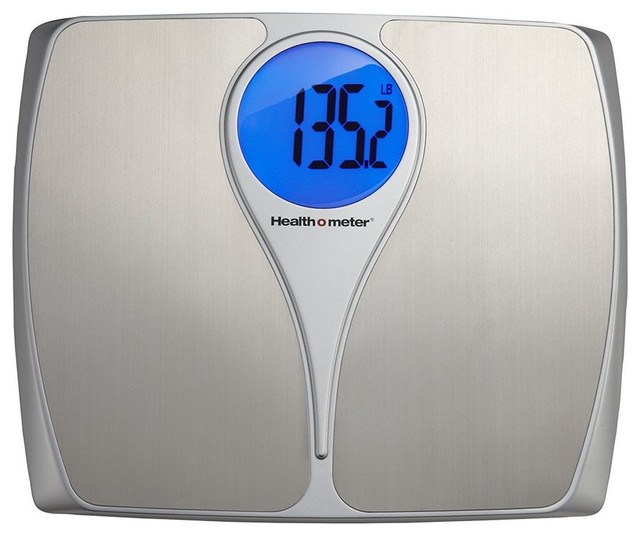 Health O Meter Hdm17q 99 Stainless Steel Scale With Weight Health O Meter Hdm17q 99 Stainless