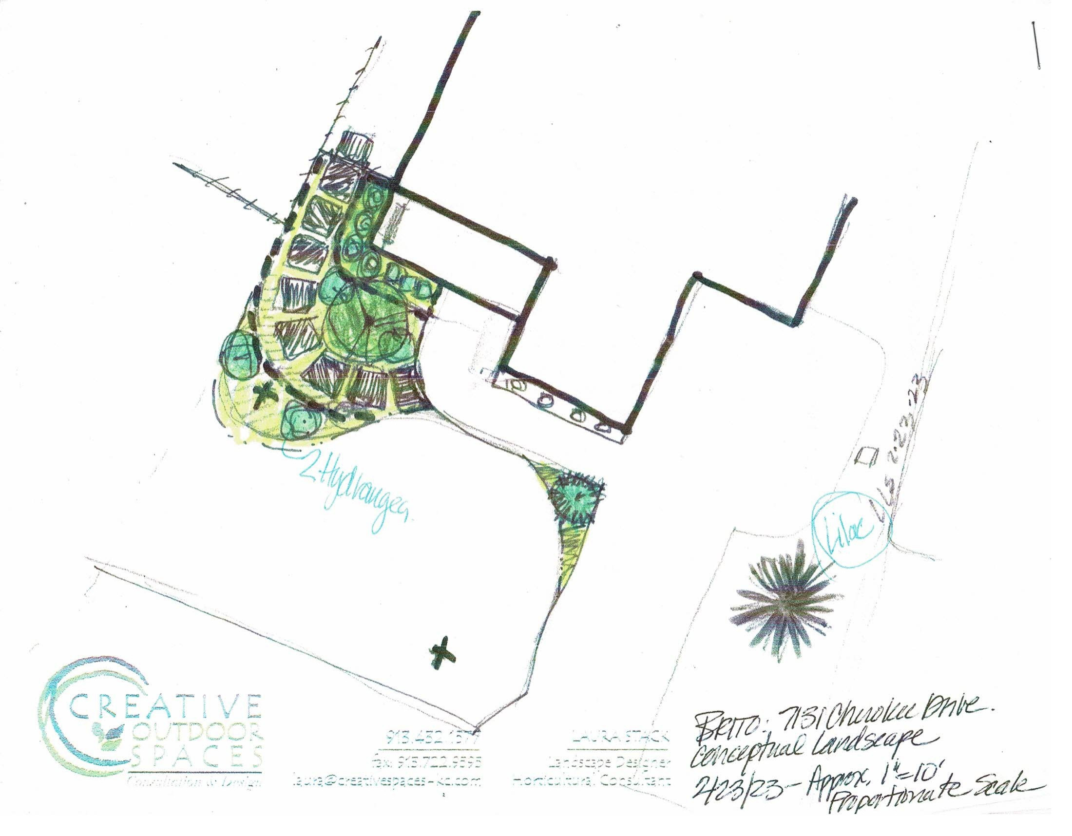 Front Entry Landscape Plan