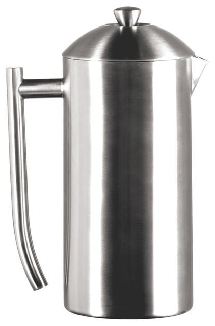 Frieling Brushed 18/10 Stainless Steel French Press Coffee Maker, 36-Ounce