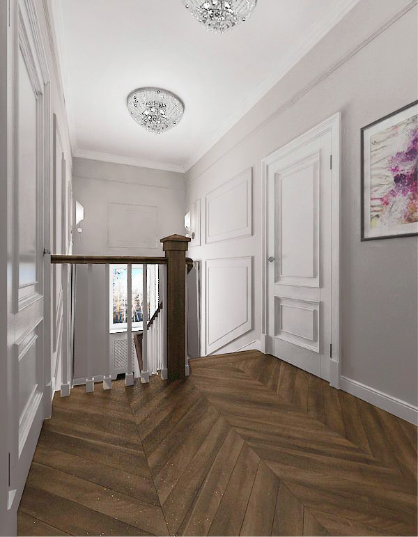 Дом аристократичная неоклассика 200 кв.м.