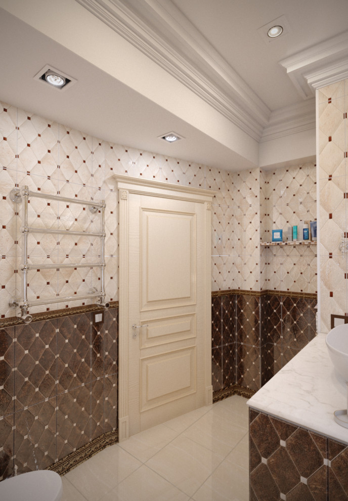 Визуализация ванной в классическом стиле