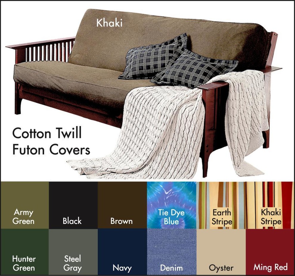 Brushed Cotton Twill Futon Cover