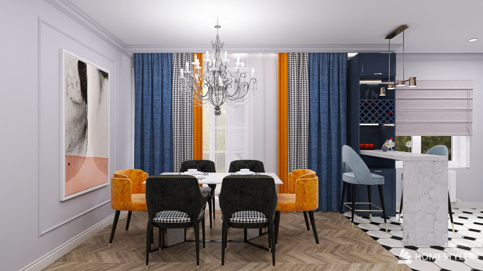 Трехкомнатная квартира для семьи с двумя детьми 90 кв.м.