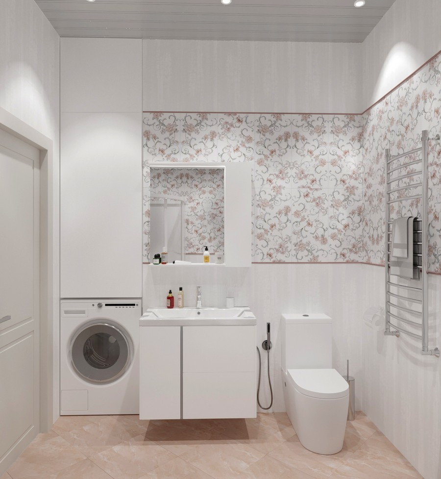 Дизайн двухкомнатной квартиры в светлых тонах