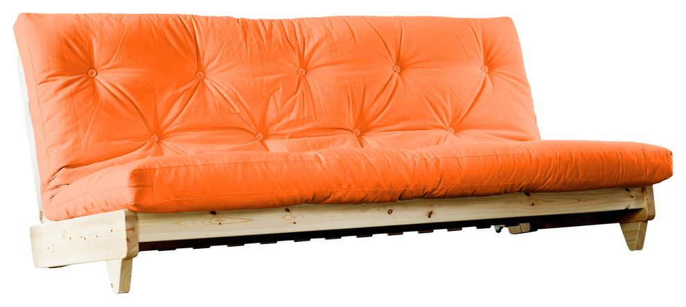 Karup Design Fresh Futon, Orange, Unfinished Frame