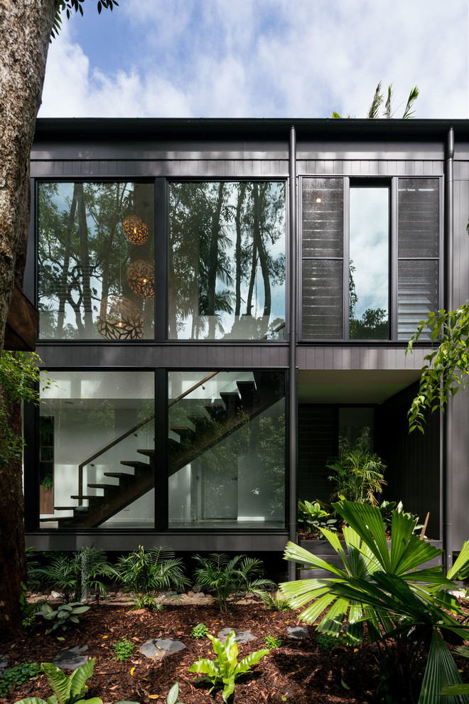 Contemporary exterior in Sunshine Coast.