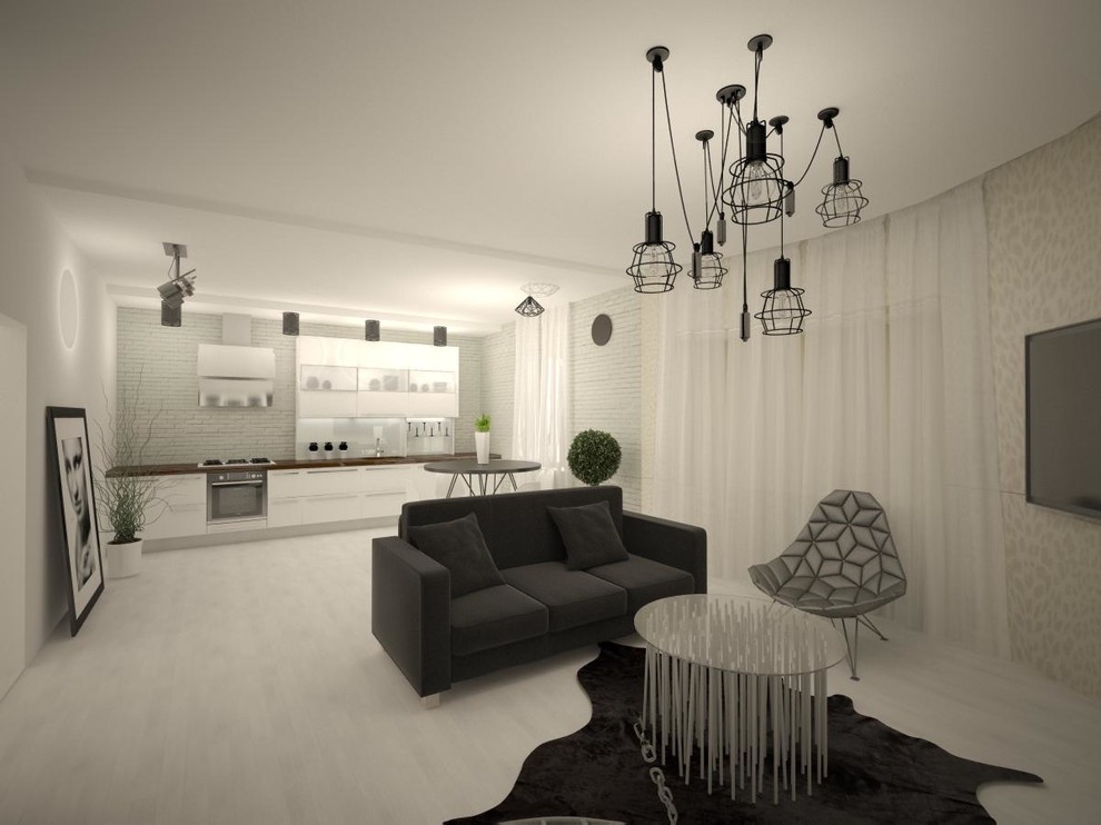 Гостиная в современном стиле г.Барнаул