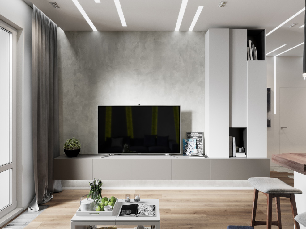 Квартира в современном стиле с элементами ЭКО в Санкт-Петербурге