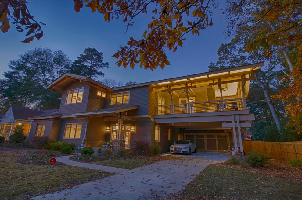 Wasserman Residence Craftsman Exterior Atlanta by