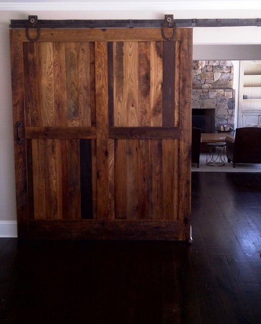 Sliding Barn Doors contemporary-living-room