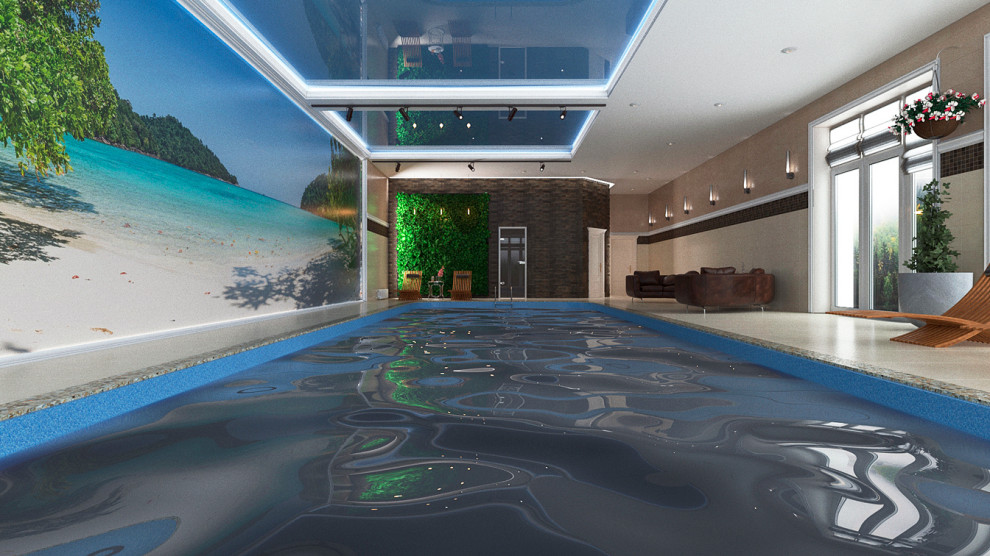 Дизайн проект особняка 834 кв.м. в современной классике