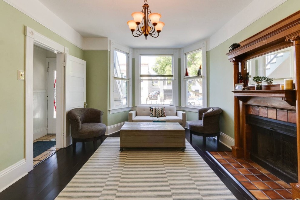 odd shaped living room