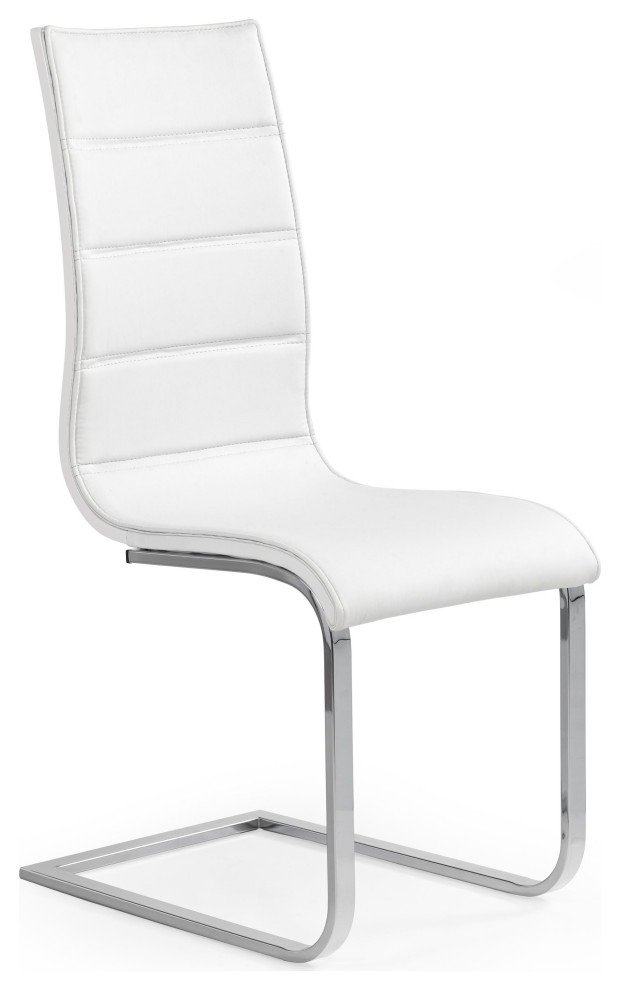 ERINA Dining Chairs set of 4 , White Contemporary Dining Chairs