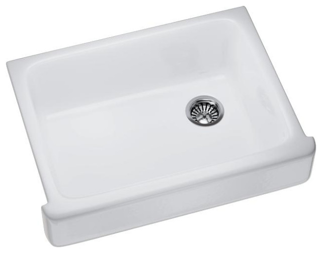 Kohler Whitehaven Self-Trimming Apron Front Single Basin Kitchen Sink