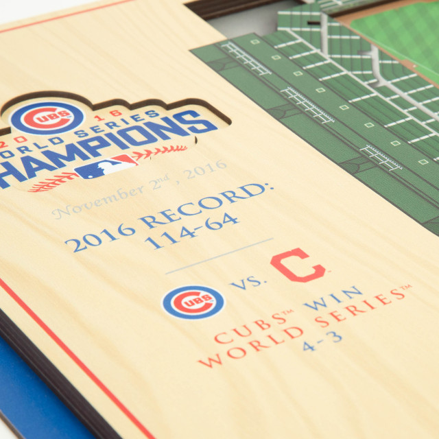 MLB Chicago Cubs "WS" 5 Layer Stadiumviews 3D Wall Art - Contemporary ...