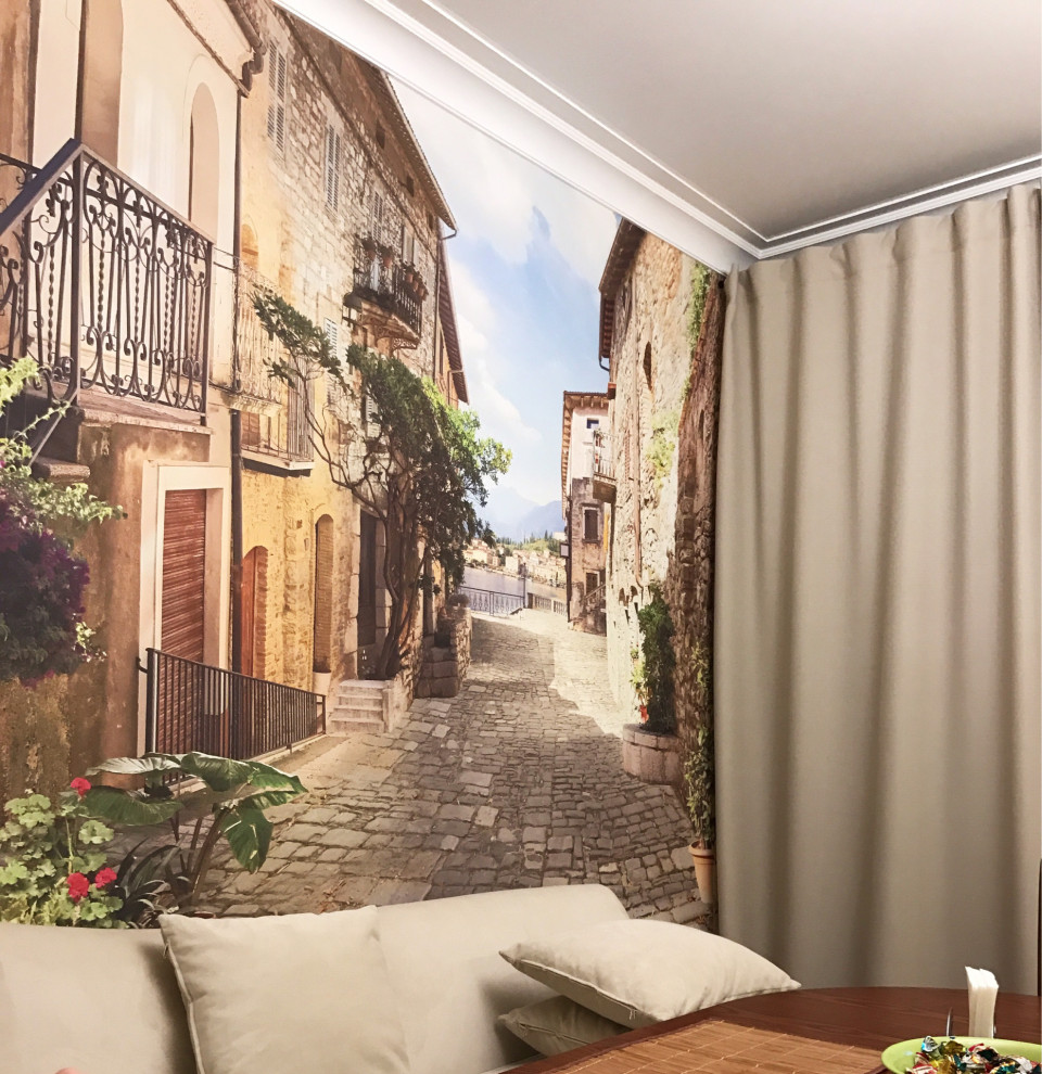 Фрески и фотообои в моих интерьерах.