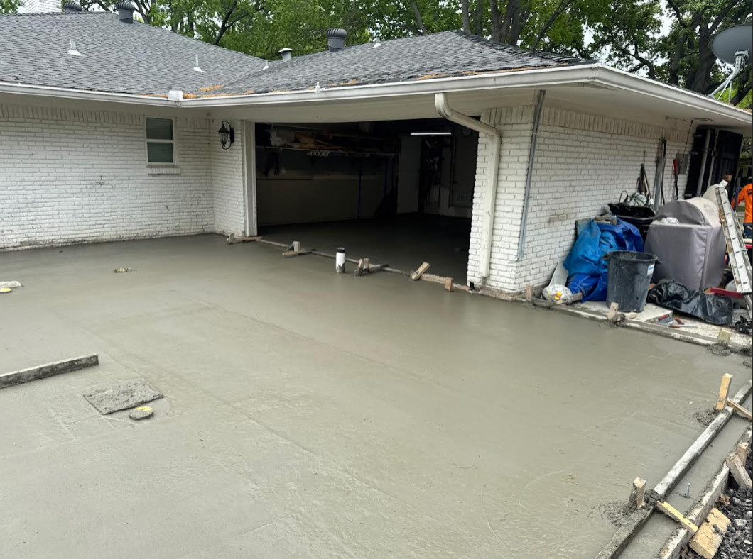 75244 - Preston Hollow - Garage Conversion, Garage Addition - BEFORE and AFTER