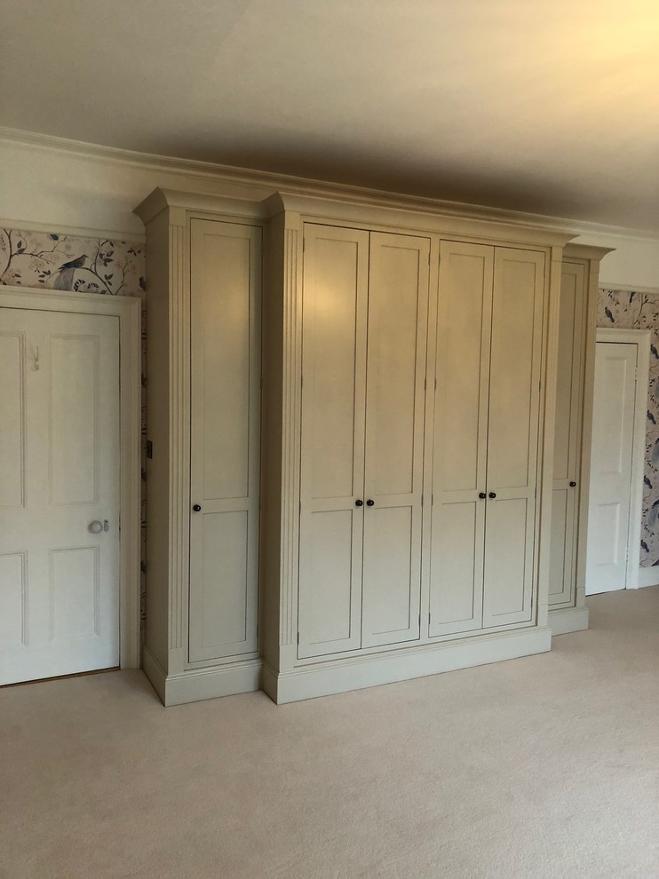 Hand Painted bespoke wardrobes and radiator cover