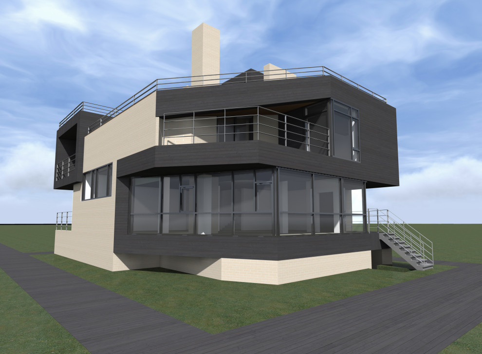 Подборка реализованных индивидуальных жилых домов разного сегмента