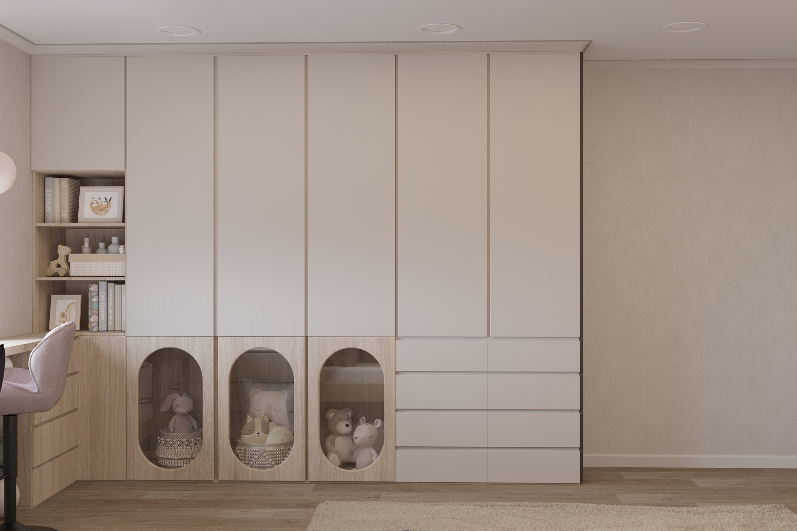 Квартира 80 м2 для семьи с двумя дочками