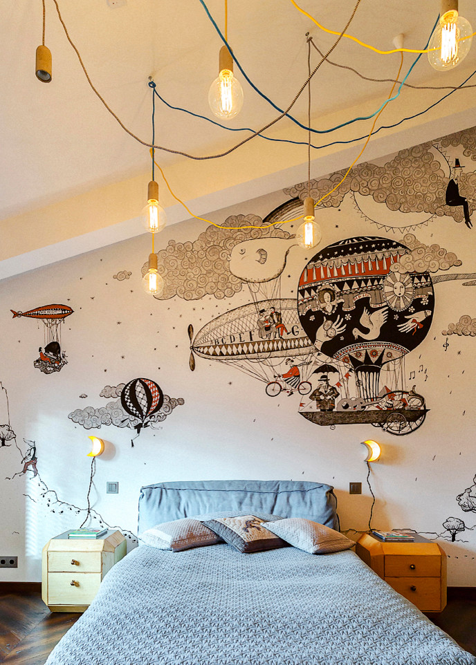 Двухуровневая квартира в Арбатских переулках